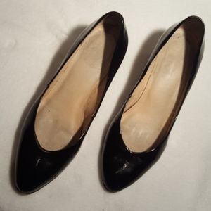 BASS FLEX ♡ Vintage KAYLA Black Patent Leather 2" Pumps 5.5M